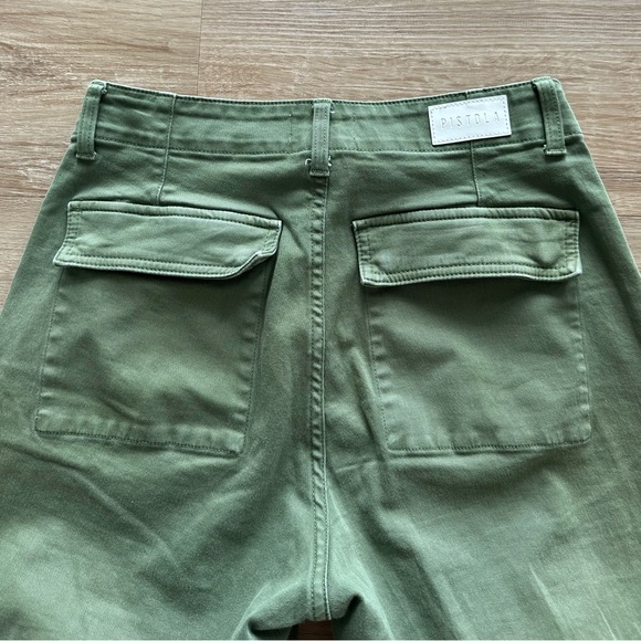 Pistola Sophia Stretch Cotton Wide Leg Ankle Pants - Picture 5 of 5